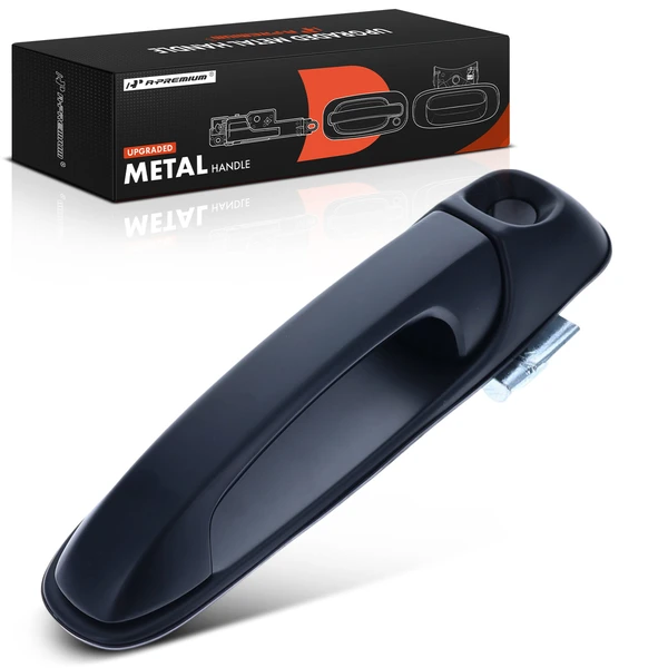 Front Passenger Upgraded Metal Exterior Door Handle with Key hole for Jeep Grand Cherokee