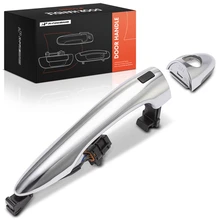 Front Driver Chrome Exterior Door Handle with Keyhole for 2011-2016 Kia Sportage
