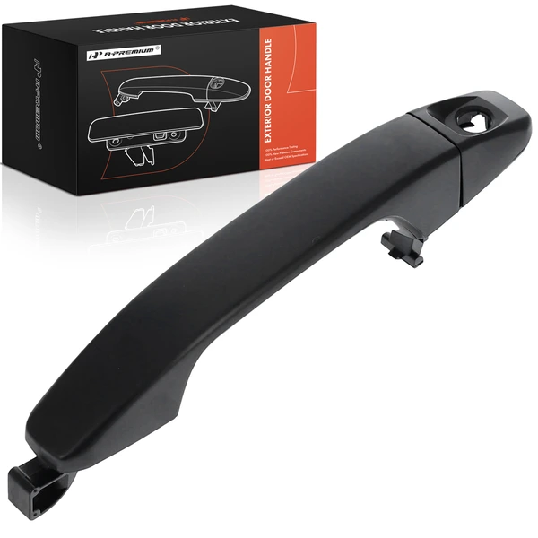 Front Driver Black Exterior Door Handle for 2018-2019 Chevrolet Suburban 3500 HD