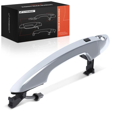 Front Driver with Keyhole All Chrome Exterior Door Handle