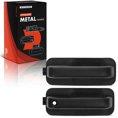 2 Pcs Upgraded Metal Exterior Door Handle Textured