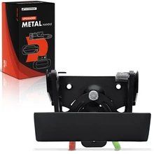 Rear Upgraded Metal Tailgate Black Handle without Keyhole for 2009-2010 Hummer H3T