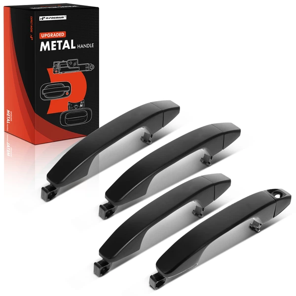 4 Pcs Upgraded Metal Exterior Door Handle for Chevrolet Colorado 2015-2022 Crew Cab