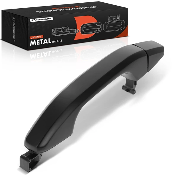 Rear Driver or Passenger Upgraded Metal Exterior Door Handle for Chevy Silverado 1500