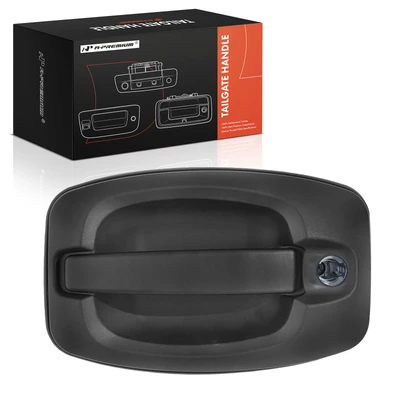 Rear Passenger Black Tailgate Door Handle