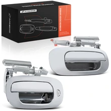 2 Pcs Front Outside Exterior Chrome Door Handle for 2003 Dodge Durango