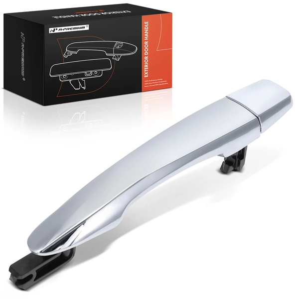 Front Passenger or Rear Exterior Door Handle Chrome for Nissan Rogue 2014-2020 Qashqai