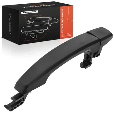 Front Passenger or Rear Driver or Passenger Black Exterior Door Handle