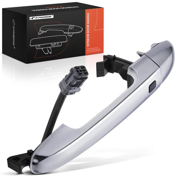 Front Passenger Chrome Exterior Door Handle for 2010-2013 Kia Forte