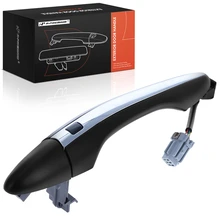 Front Passenger Black & Chrome Exterior Door Handle for 2012-2013 Kia Optima