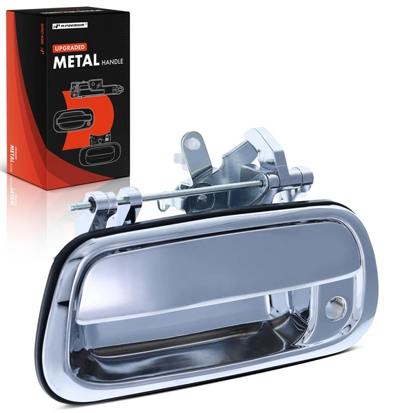 Chrome Tailgate Handle Latch Upgraded Metal & Plastic for Toyota Tundra 2000-2006