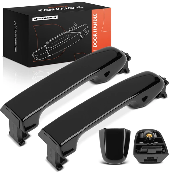 2 Pcs Rear Driver & Passenger Exterior Door Handle for 2012-2017 Toyota Camry