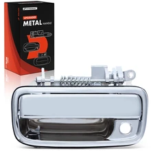 Front Driver Chrome Exterior Door Handle with Keyhole