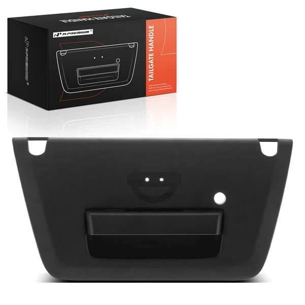 Te Pcstured Black Tailgate Handle with Keyhole for 2013-2021 Nissan Frontier