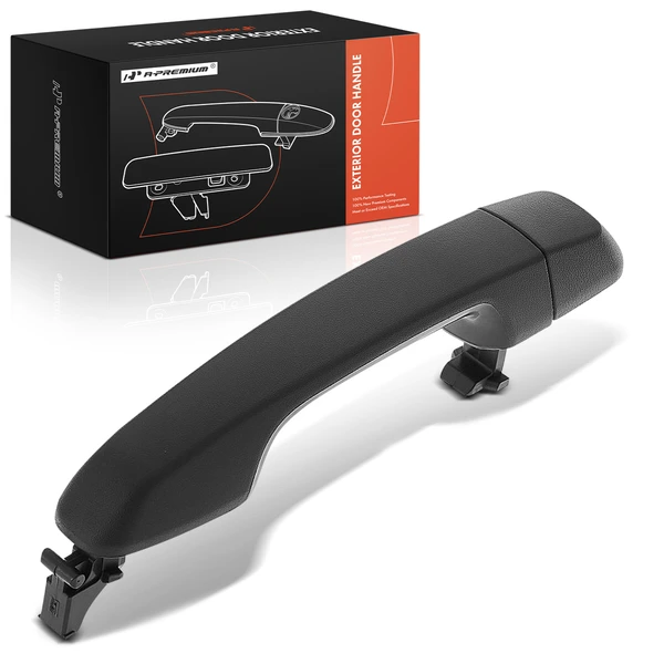 Rear Driver or Passenger Black Exterior Door Handle for 2009-2011 2013-2016 Toyota Land Cruiser