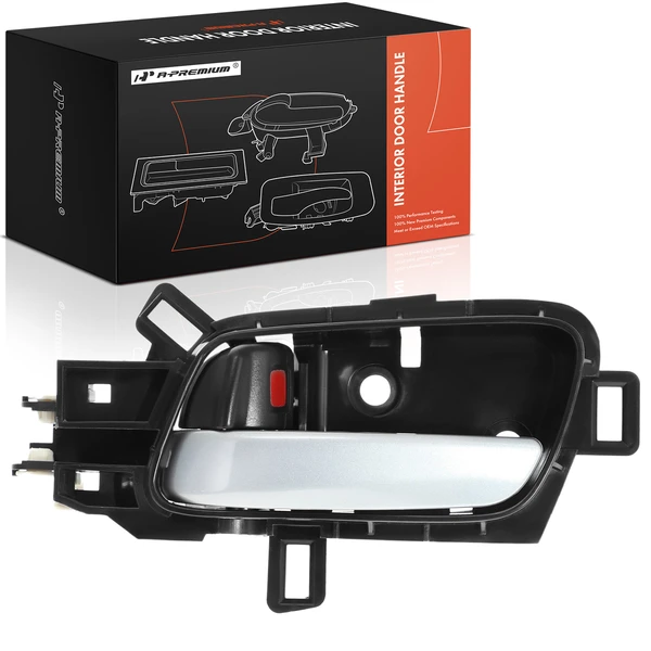 Front Driver or Rear Driver Silver & Black Interior Door Handle for 2012-2016 Honda CR-V