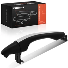Front Passenger Black & Chrome Exterior Door Handle