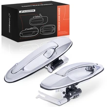 2 Pcs Rear Exterior Door Handle Chrome for 2001-2007 Toyota Sequoia