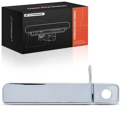 Front Driver Chrome Exterior Door Handle with Keyhole