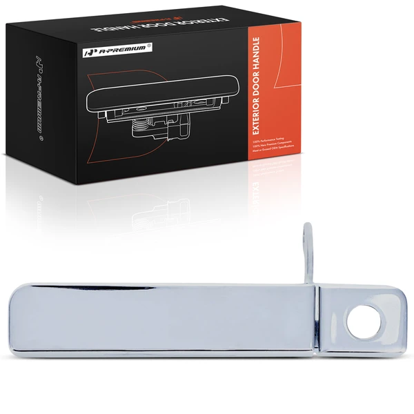 Front Driver Chrome Exterior Door Handle with Keyhole for 1984-1996 Chevrolet Corvette