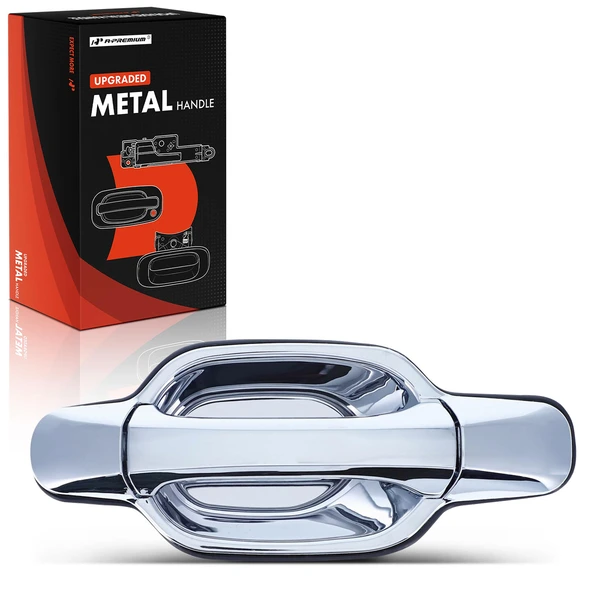 Rear Driver Upgraded Metal Exterior Door Handle Chrome for Chevy Colorado GMC Canyon