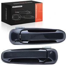 2 Pcs Rear Exterior Door Handle Carbon Fiber look for 2002-2008 Dodge Ram 1500