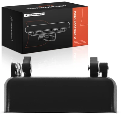 Front Driver Texture Black Exterior Door Handle