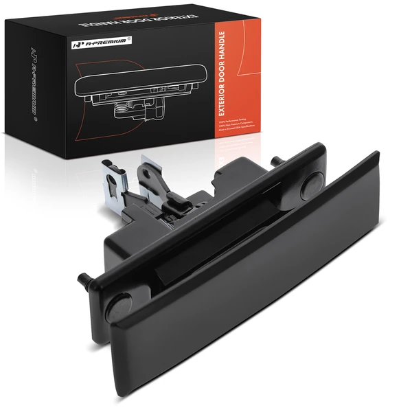 Driver or Passenger Sliding Door Smooth Black Exterior Door Handle for Chevy Astro