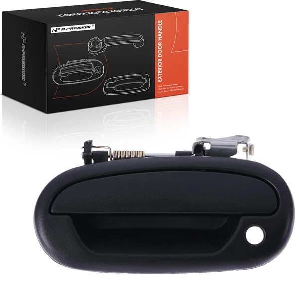 Front Driver Black Exterior Door Handle with Keyhole for Ford F-150 97-03 F-250