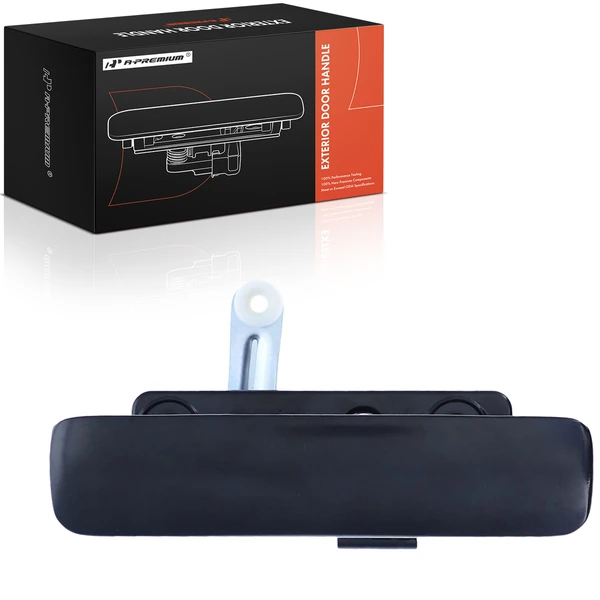 Front Driver Black Exterior Door Handle for 1992-2002 Ford E-150 Econoline