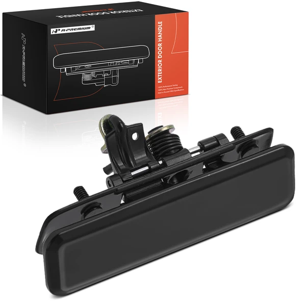 Front Driver Smooth Black Exterior Door Handle for Chevy Astro 85-92 GMC Safari