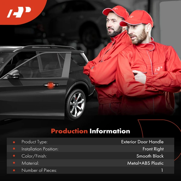 Front Passenger Exterior Door Handle for Chevrolet Astro GMC Safari 1992-2005