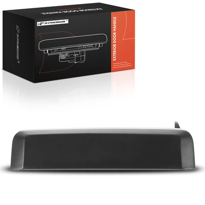 Front Driver Texture Black Exterior Door Handle