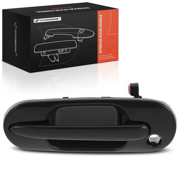 Front Driver Smooth Black Exterior Door Handle for Honda CR-V 1997-2001