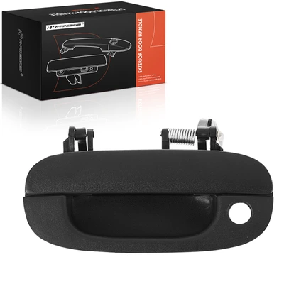 Front Driver Black Texture Exterior Door Handle