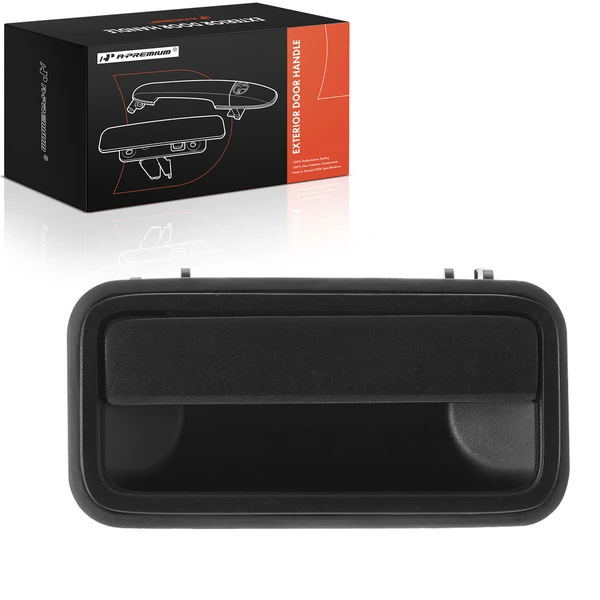 Rear Driver Black Exterior Door Handle for 1999-2000 Chevrolet C2500