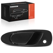 Front Driver Texture Black Exterior Door Handle with Keyhole