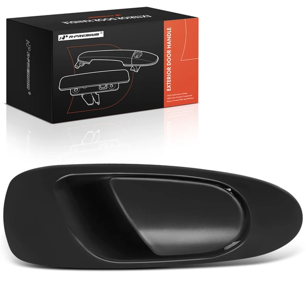 Rear Passenger Texture Black Exterior Door Handle for Honda Civic 92-95 Sedan