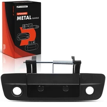 Rear Upgraded Metal Tailgate Texture Black Handle with Keyhole