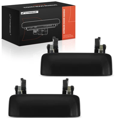 2 Pcs Black Exterior Door Handle