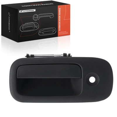 Front Driver Black Exterior Door Handle