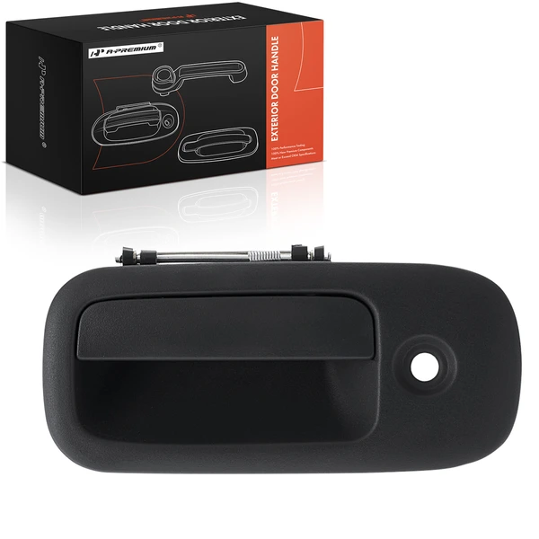 Front Driver Black Exterior Door Handle for Chevy Express 1500 GMC Savana 1500