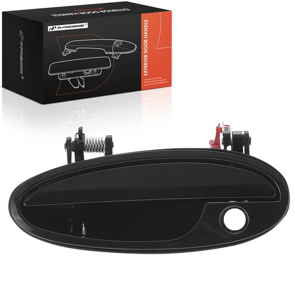 Black Exterior Door Handle for 1998-2002 Oldsmobile Intrigue