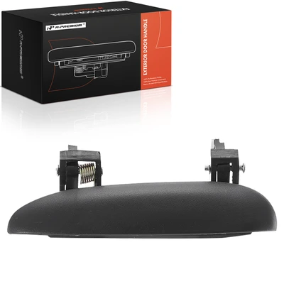 Front Passenger Black Exterior Door Handle