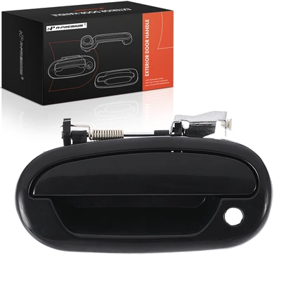 Passenger Sliding Door Black Exterior Door Handle with key hole