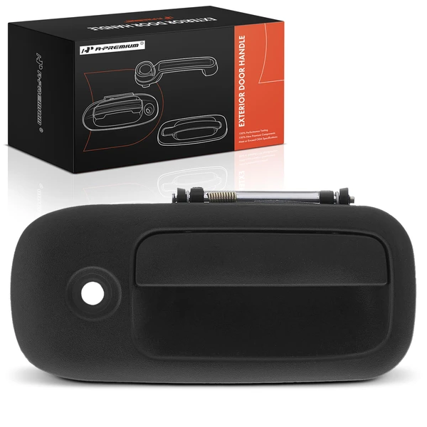 Front Passenger Exterior Outside Door Handle with Keyhole for Chevy GMC Van