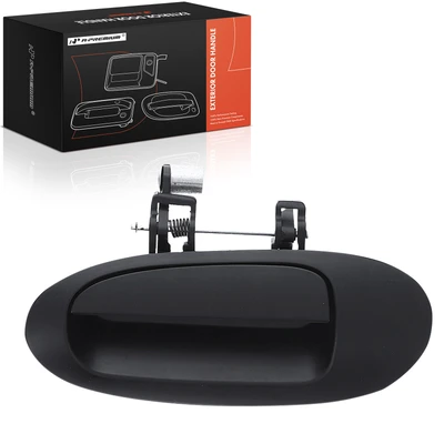 Front Passenger Black Exterior Door Handle