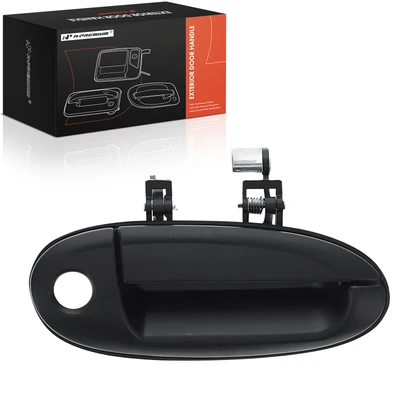 Front Passenger Black Exterior Door Handle
