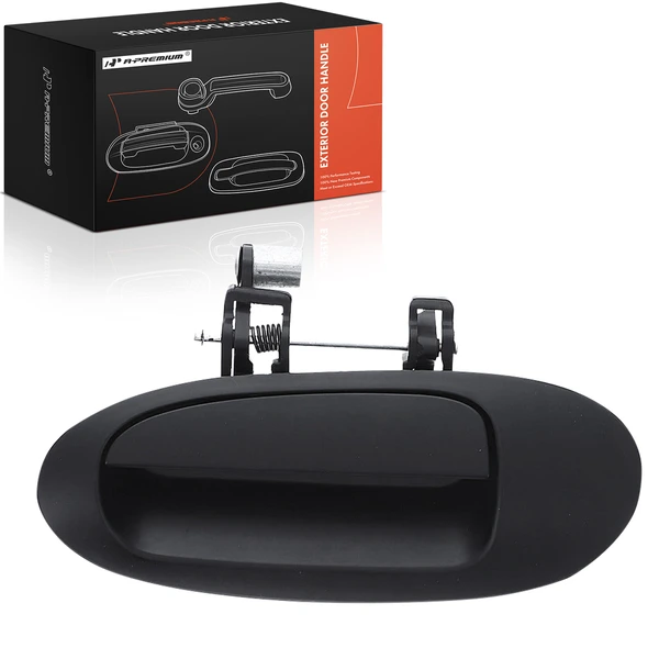 Rear Driver Black Exterior Door Handle for 1996-2003 Mercury Sable