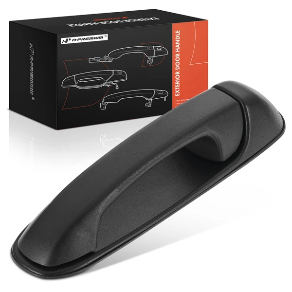 Rear Driver Black Exterior Door Handle for 1999-2004 Jeep Grand Cherokee